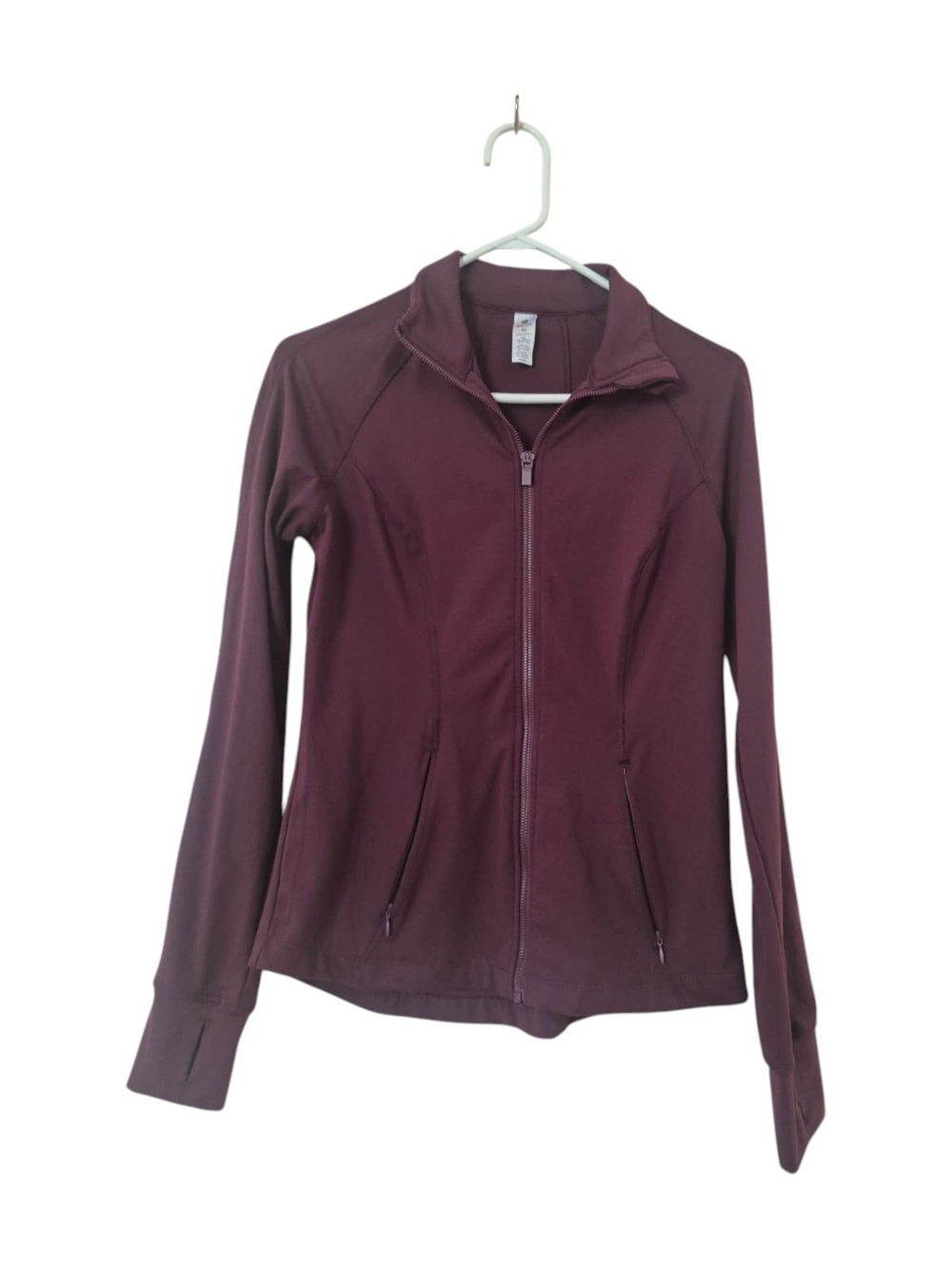 90 Degree By Reflex Women's Zip-Up Jacket in Plum
